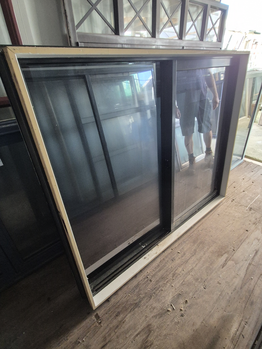 Karaka Green Sliding Window 1300 H x 1590 W #2374