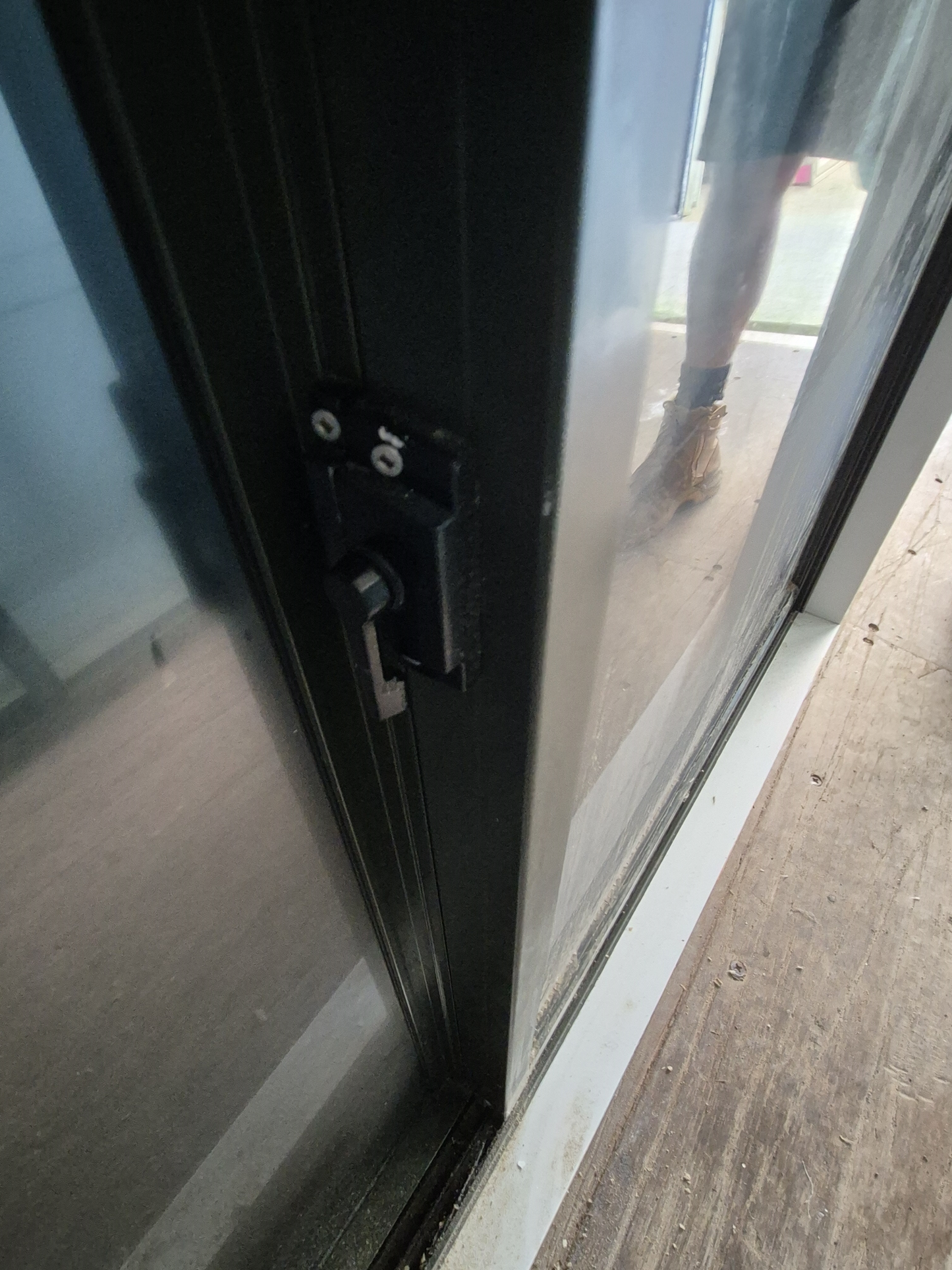 Karaka Green Sliding Window 1300 H x 1590 W #2374