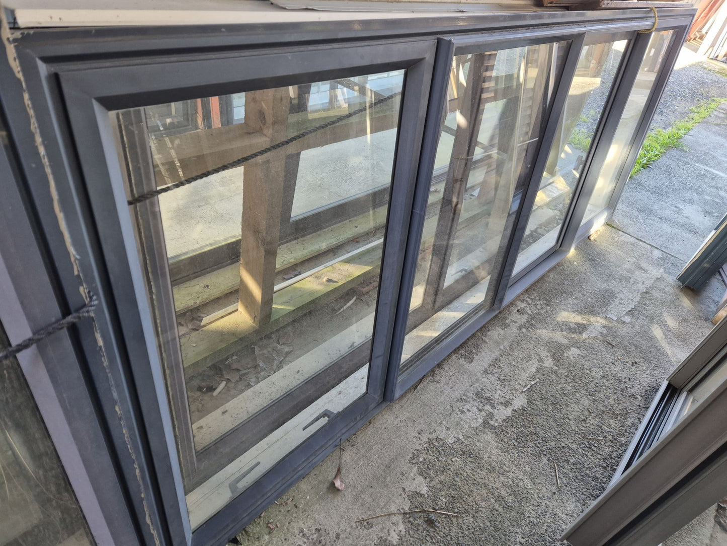 Aluminium window, Sliding & awning opening 1 H x 2.7W #2375