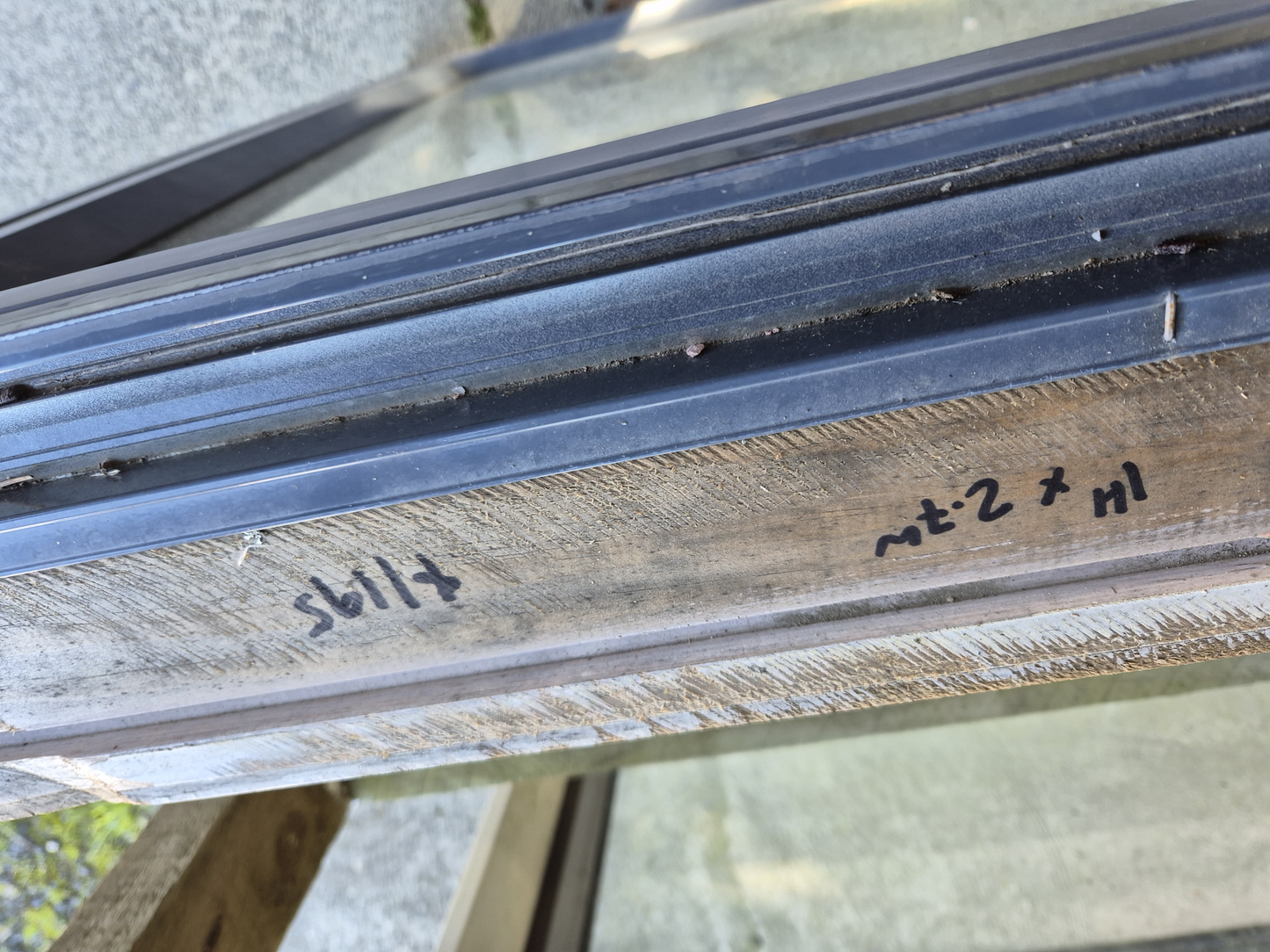 Aluminium window, Sliding & awning opening 1 H x 2.7W #2375