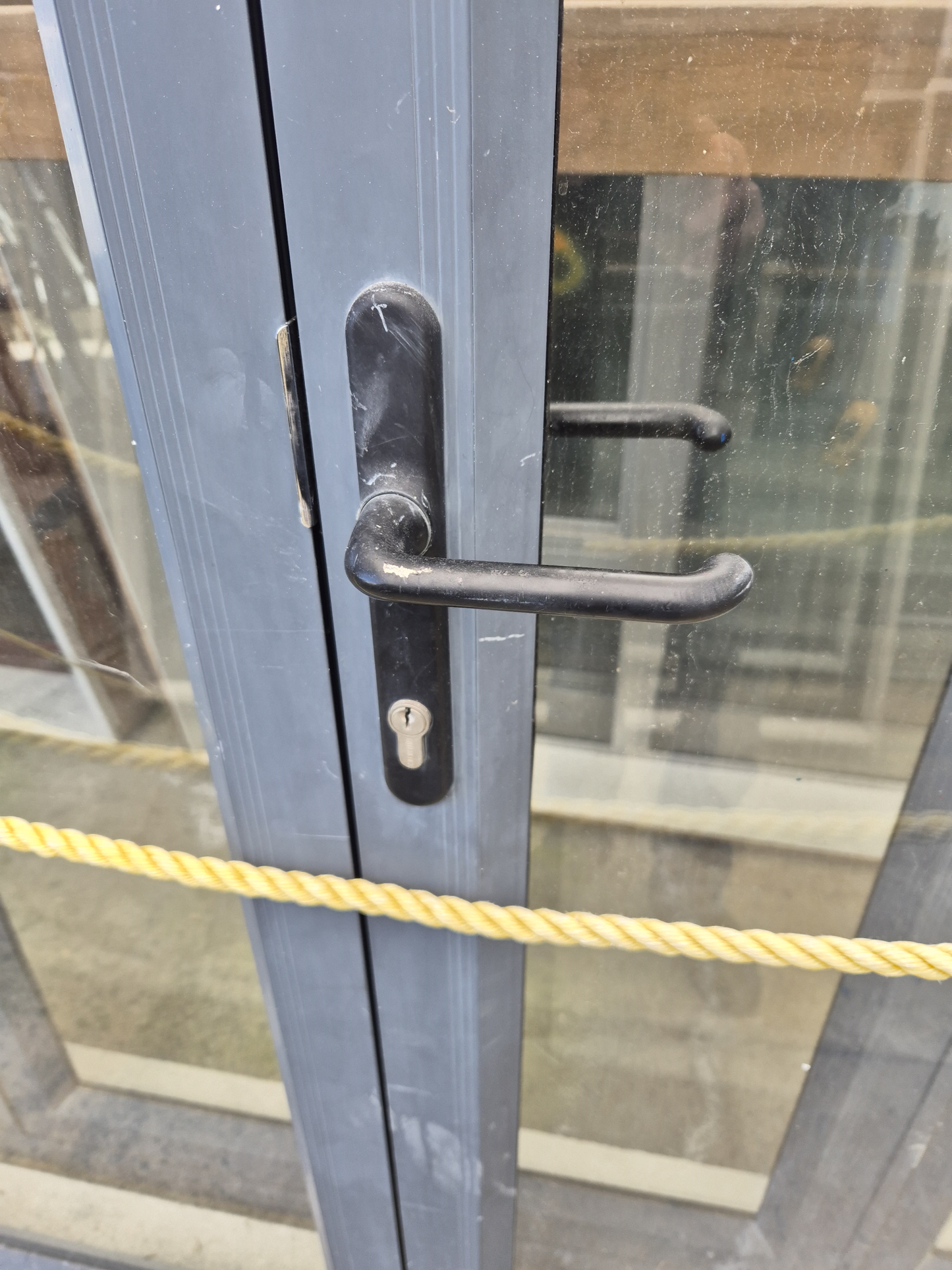 Aluminium French doors 2 H x 1.6W #2376