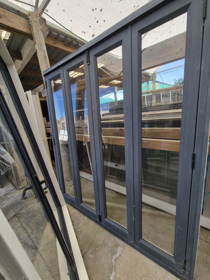 Aluminium Bi-folding door 2 H x 1.8 W #2377
