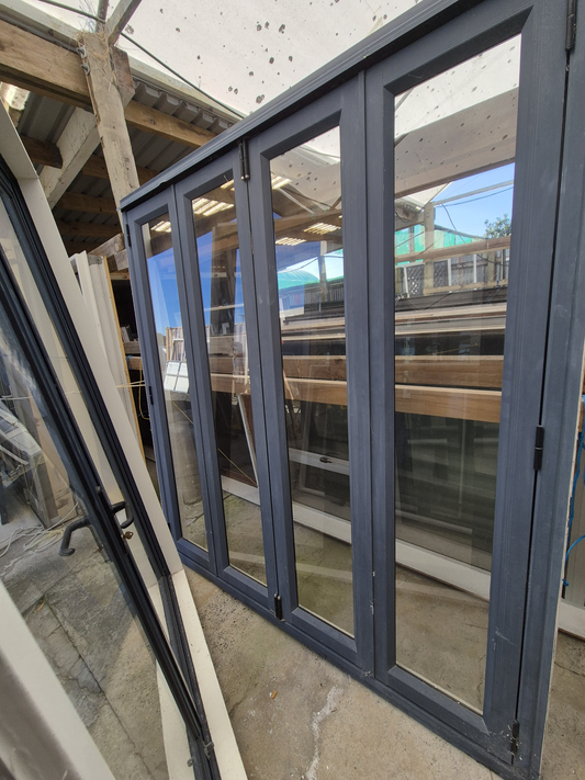 Aluminium Bi-folding door 2 H x 1.8 W #2377