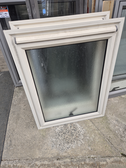 Cream Aluminium Toilet Window 800 H x 600 W #2382
