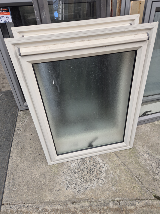 Cream Aluminium Toilet Window 800 H x 600 W #2382