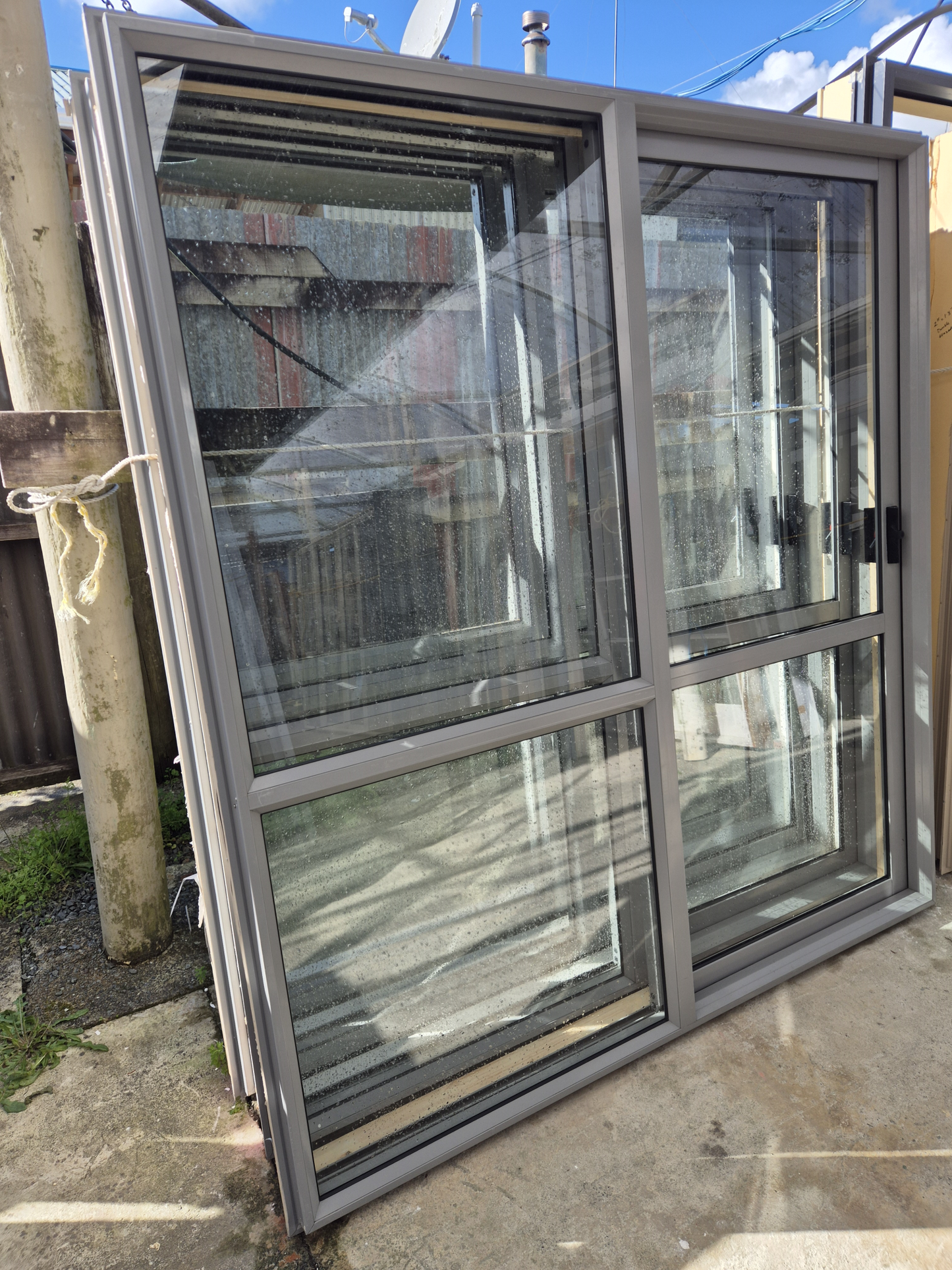 Sandstone Grey Ranchslider(s)1960H x 1.8W #2383 see matching joinery also listed