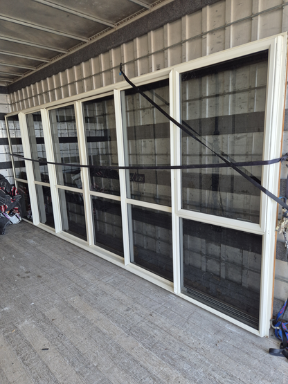 4 Door Stacker Slider / Biparting Sliding door 2m H x 4.8W #2109