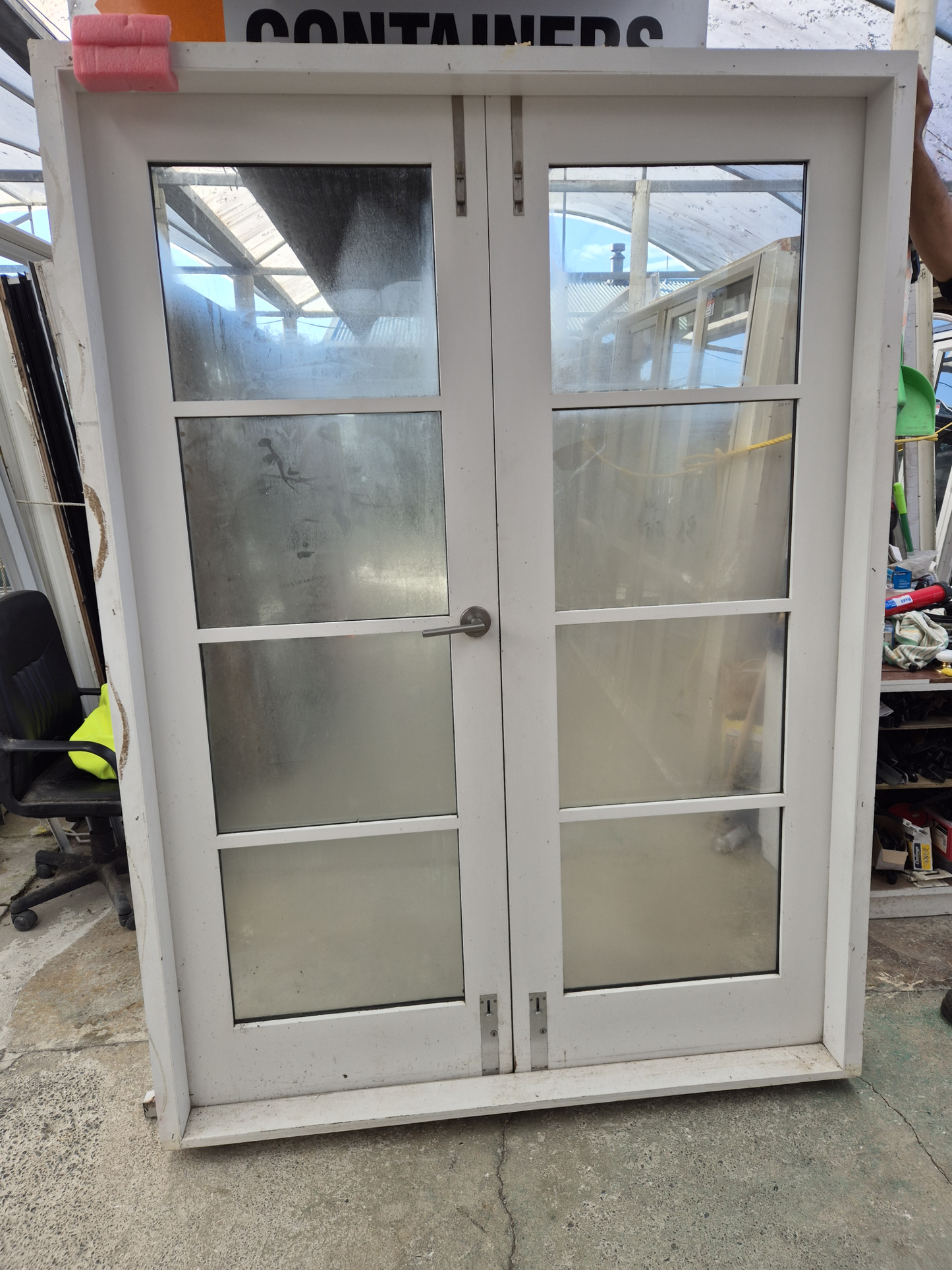 Cedar Double Glazed Wooden French doors 2070 H x 1505 #2080