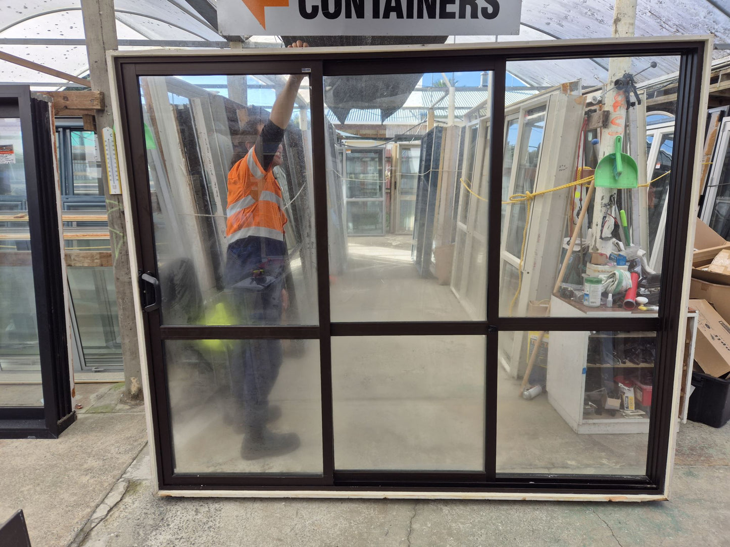 Bronze Stacker Sliding door 2mH x 2.4 W #2079