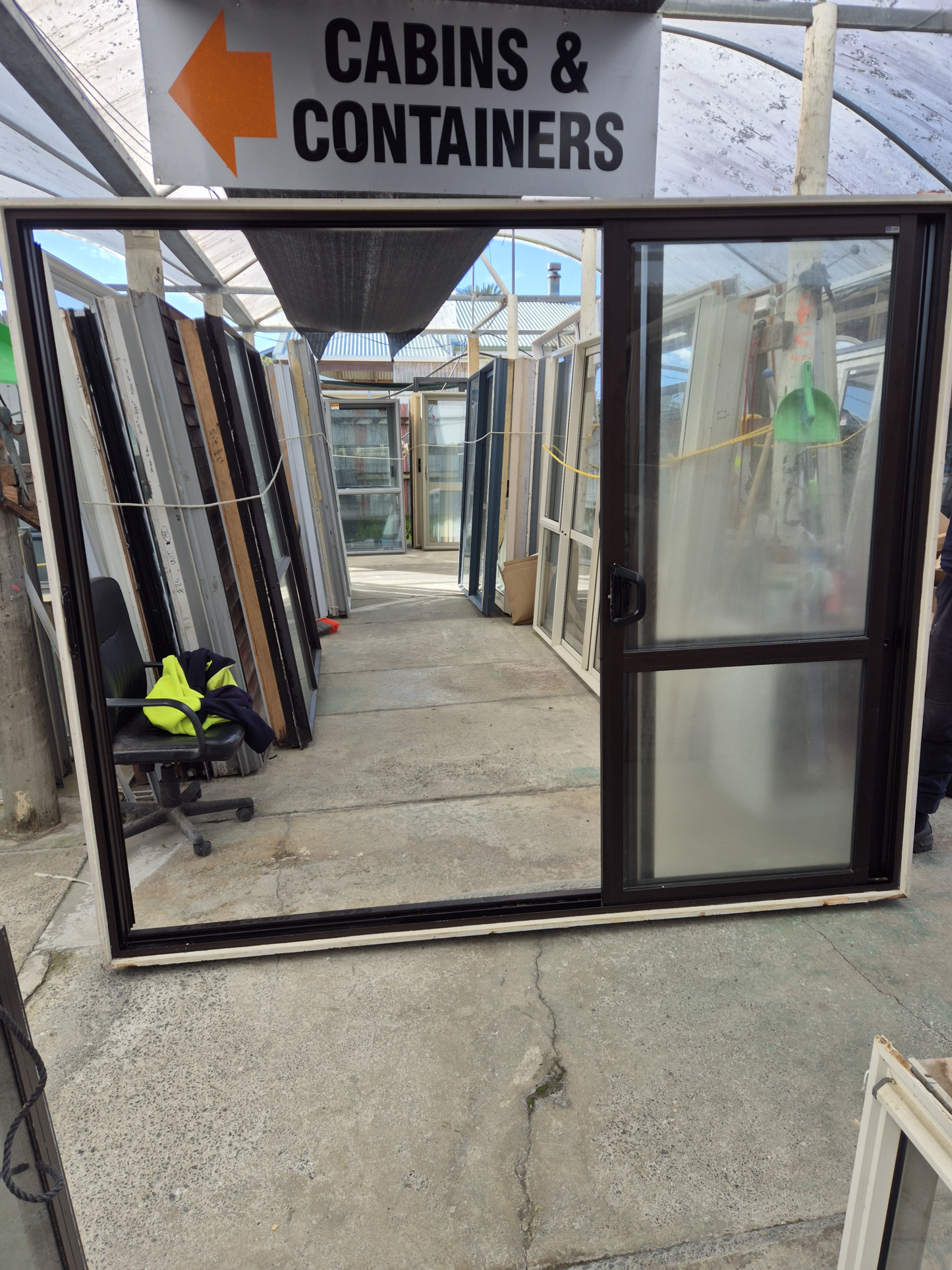 Bronze Stacker Sliding door 2mH x 2.4 W #2079