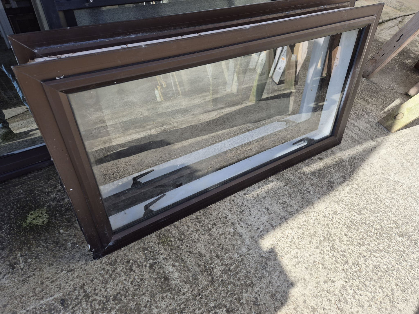 Bronze Aluminium Window 600 H x 1200 W #2066