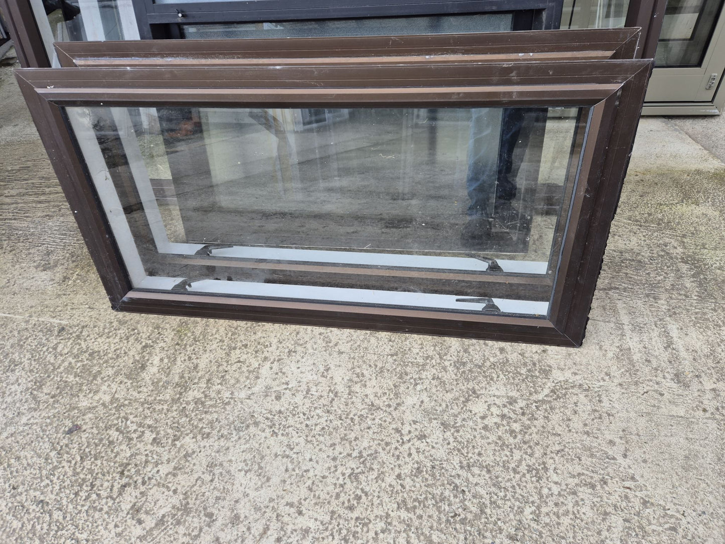Bronze Aluminium Window 600 H x 1200 W #2066