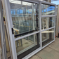 White Ranchslider with opening windows 2m H x 2.4 W #2073
