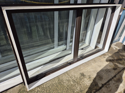 Modern Aluminium Window Double opening 1m H x 1.8W #2069