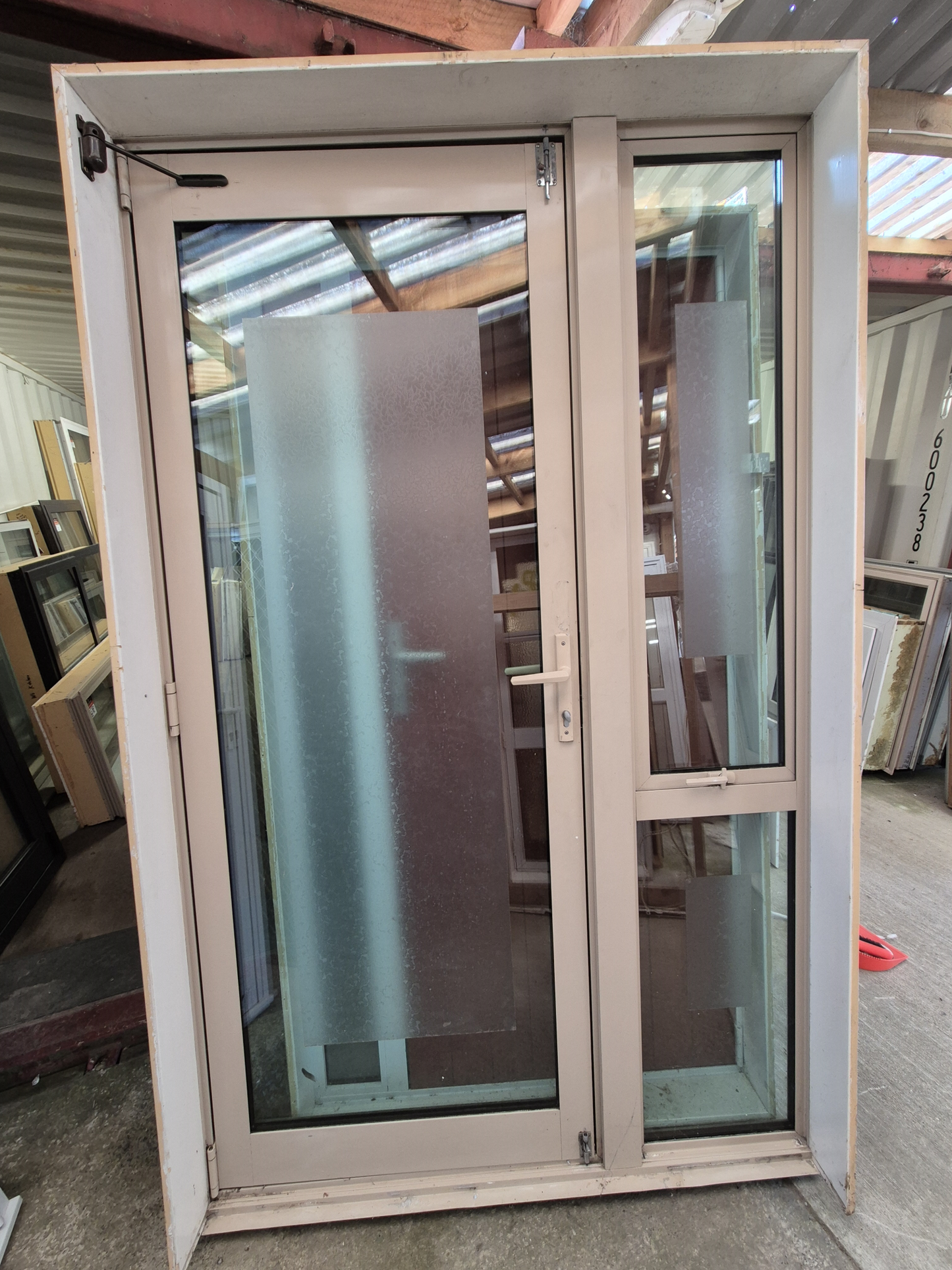 Double Glazed Entrance door 2150 H x 1340 W #2074