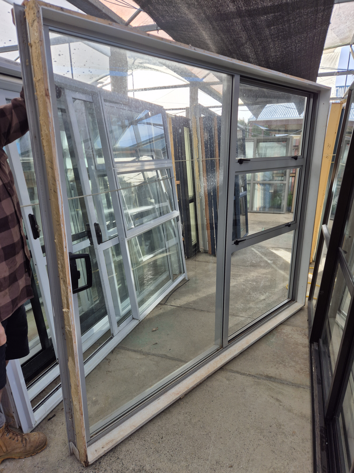Modern Ranchslider 2m H x 2.4 W #2070