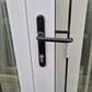 White Aluminium French doors 2170 H x 1580 W #2081