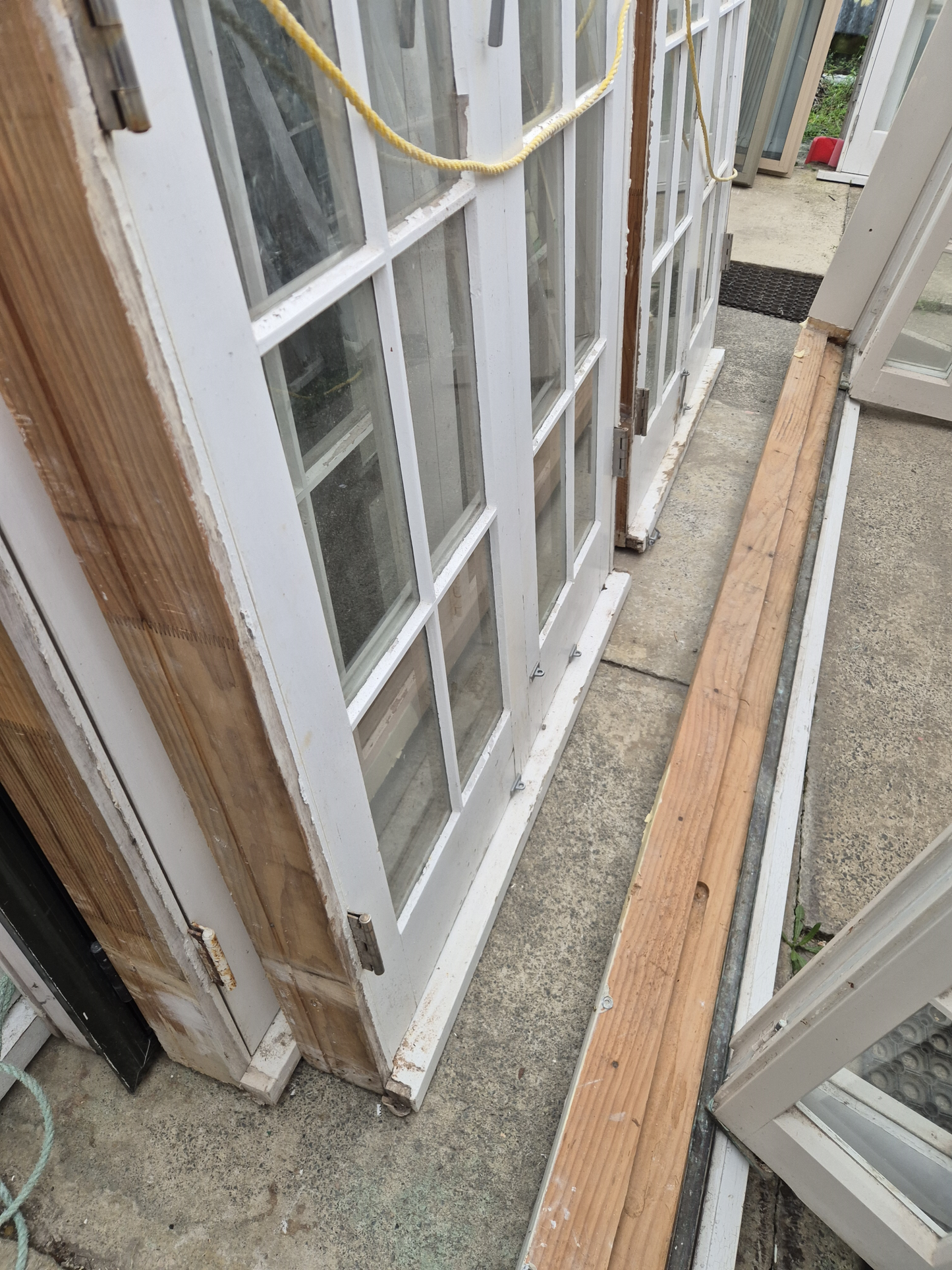 Wooden Colonial French Doors 2120 H x 1140 W #2087