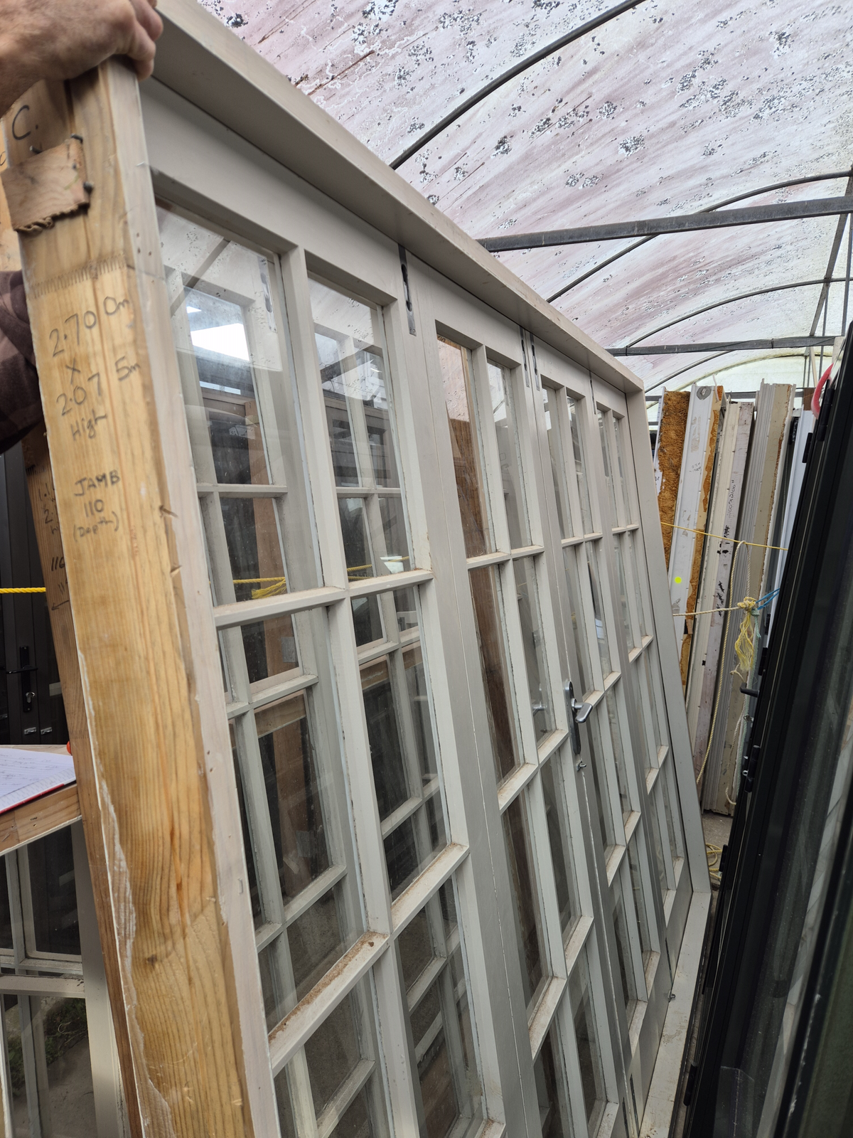 Colonial Wooden Bifolding Doors 2075 H x 2700 W #2504
