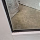 White Aluminium exterior door 2030 H x 860 W #2072