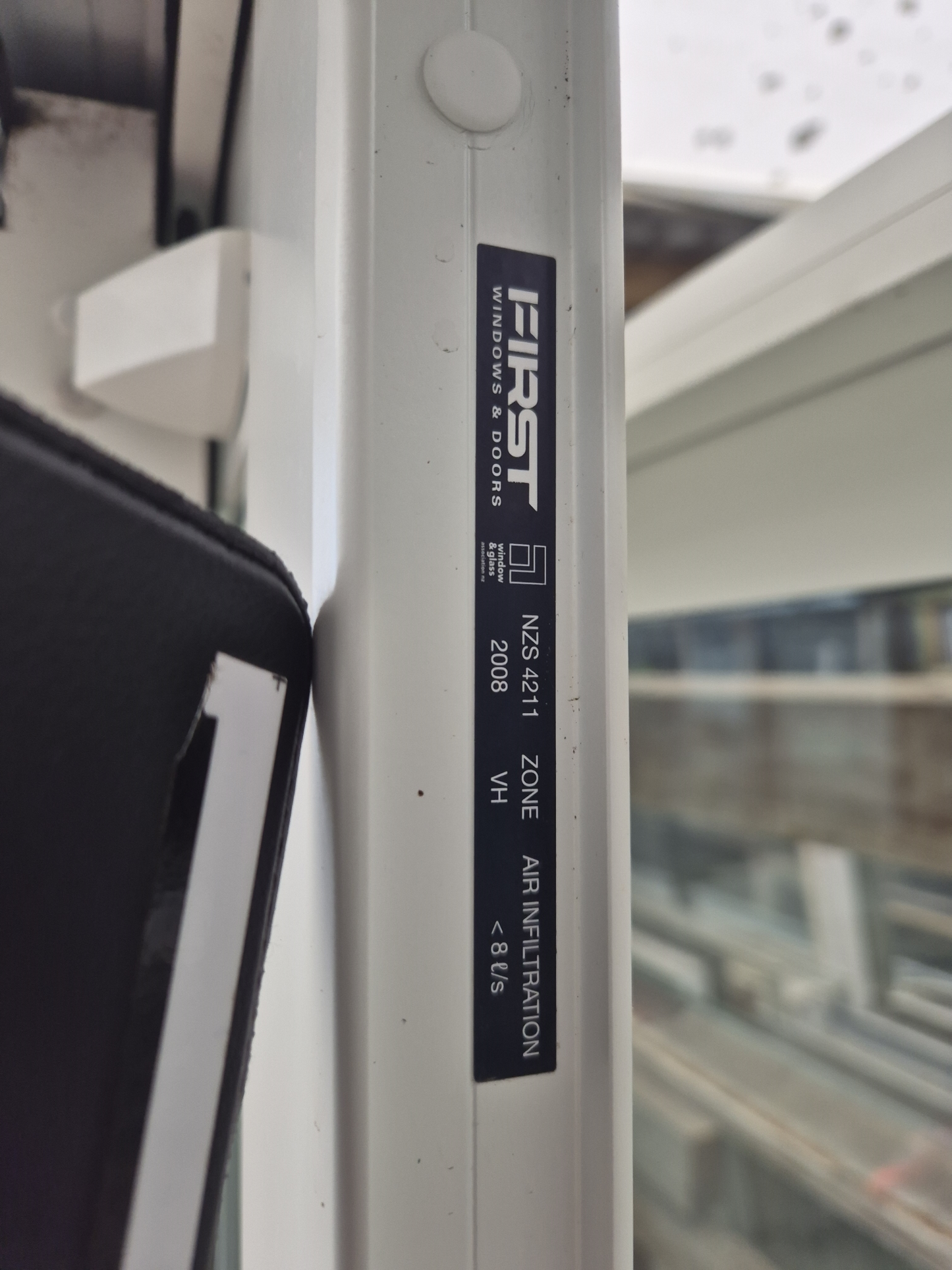 Double Glazed White Stacker Sliding door 2050 H x 2710 W R-L #2083