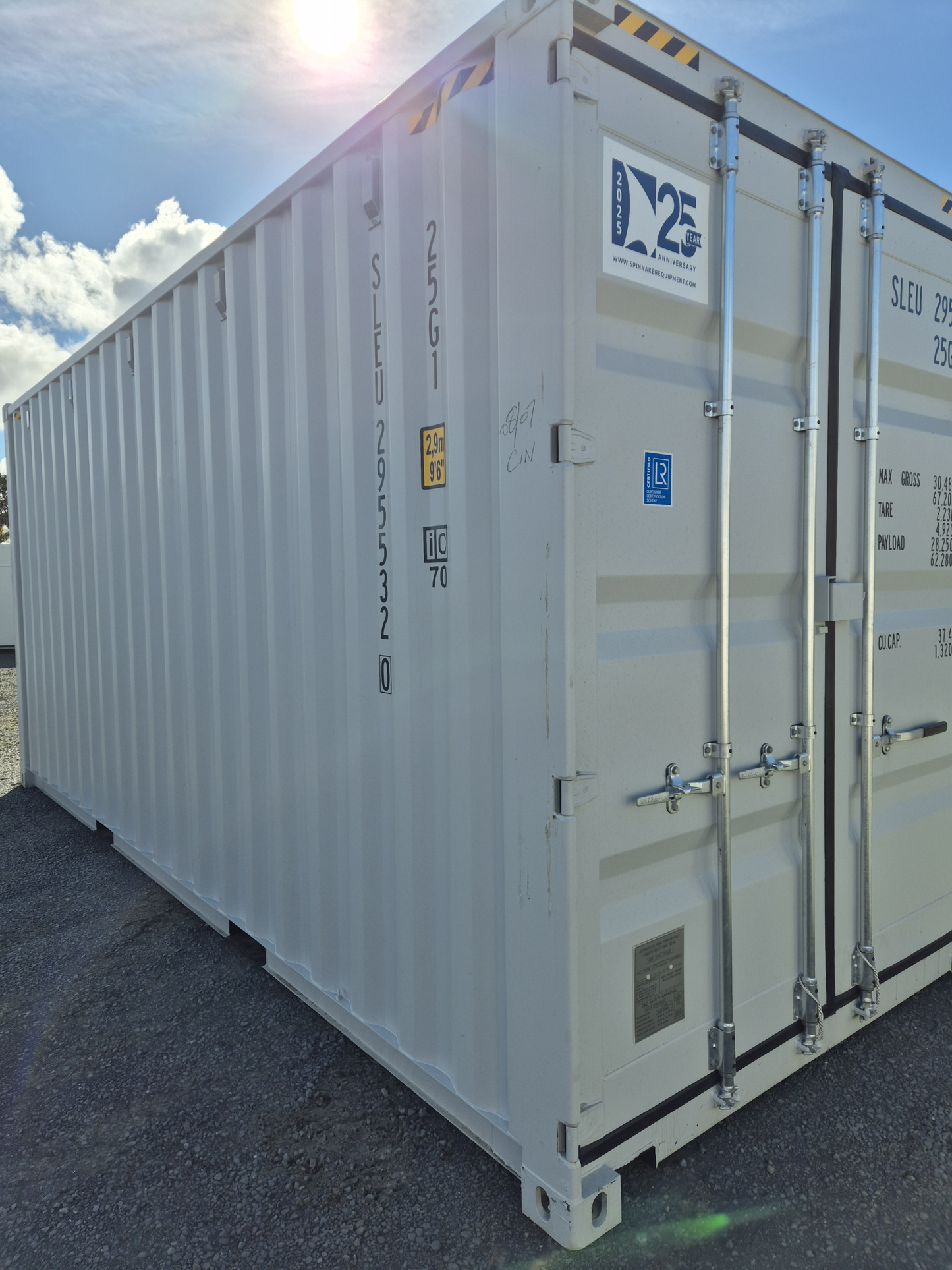 New / One Trip, Grey 20ft HIGH CUBE Container (2 available)