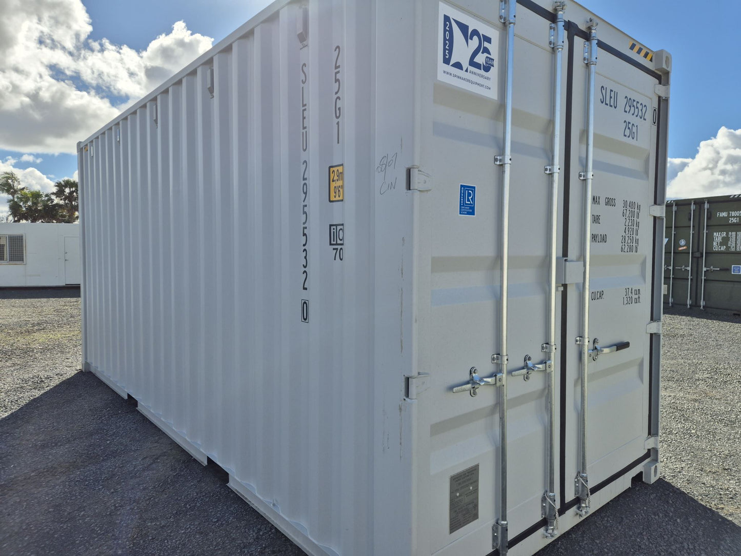 New / One Trip, Grey 20ft HIGH CUBE Container (2 available)