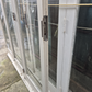 Wooden Bifolding Door with outside entry door 2220 H x 2540 W #2091