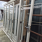 Wooden Bifolding Door with outside entry door 2220 H x 2540 W #2091
