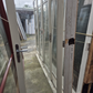 Wooden Bifolding Door with outside entry door 2220 H x 2540 W #2091