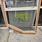 Angled Aluminium window 1100 H x 1000 W #2097