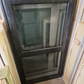 BLACK DOUBLE GLAZED aluminium window 1190 H x 600 W #2102