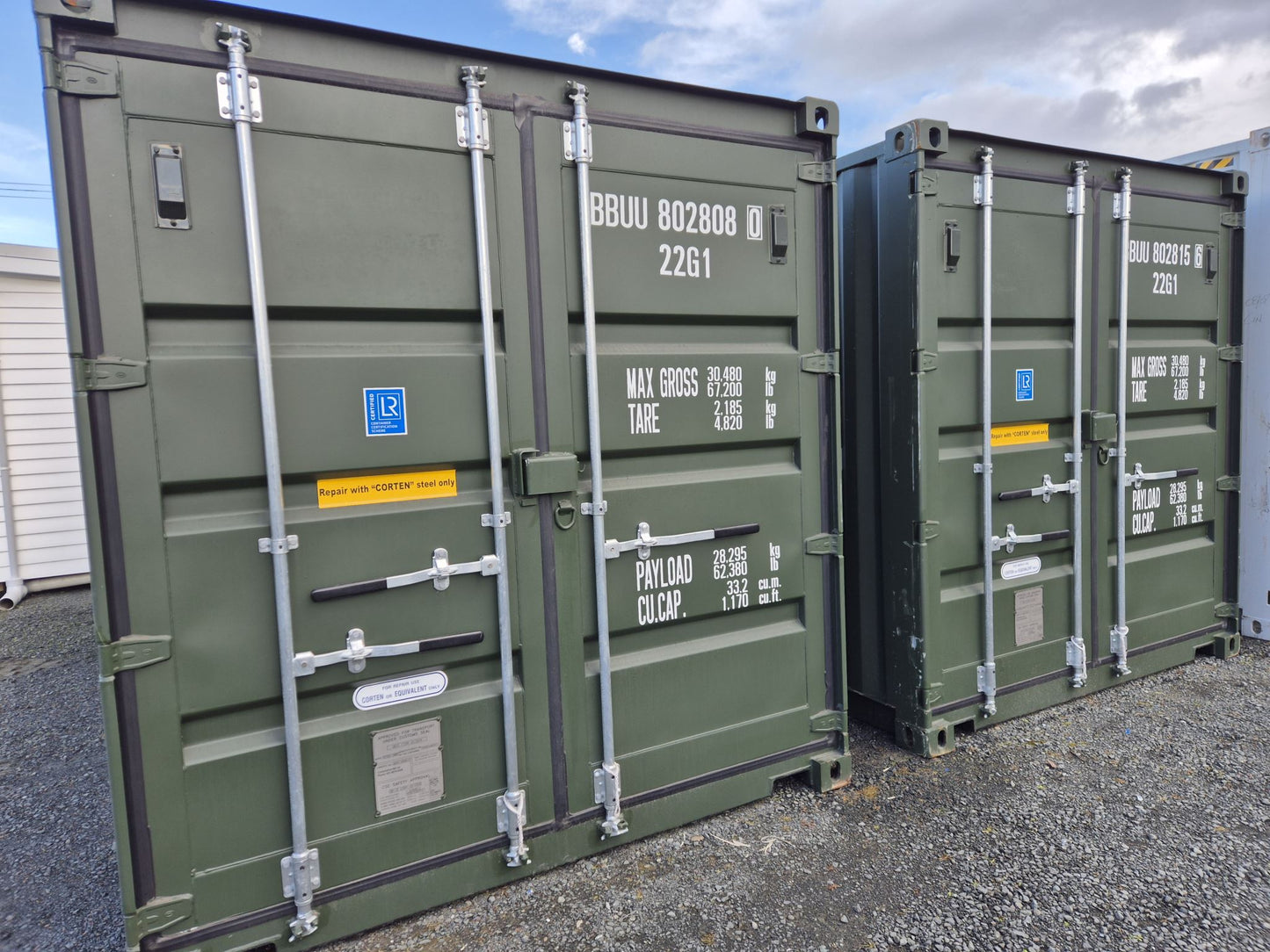 NEW / ONE TRIP - 20ft Containers