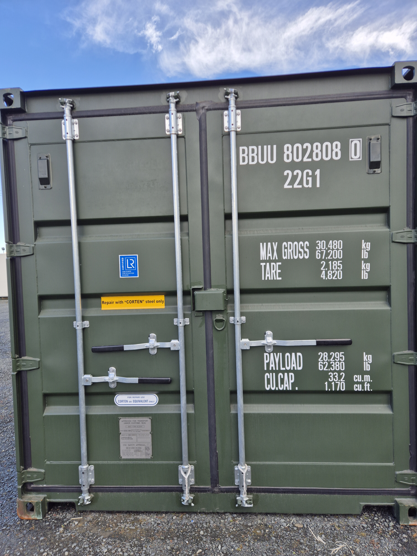 NEW / ONE TRIP - 20ft Containers