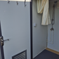 SHOWER BLOCKS - Side by side, wired & plumbed