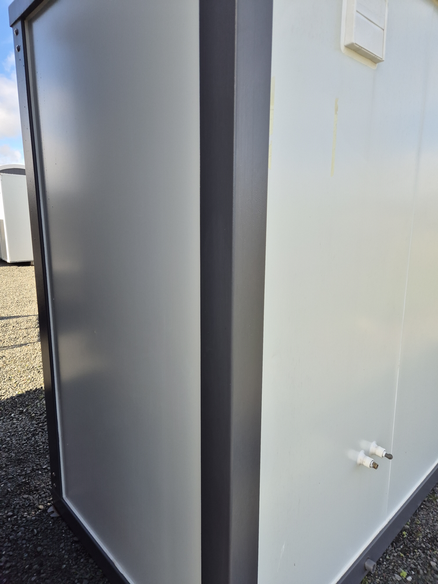SHOWER BLOCKS - Side by side, wired & plumbed