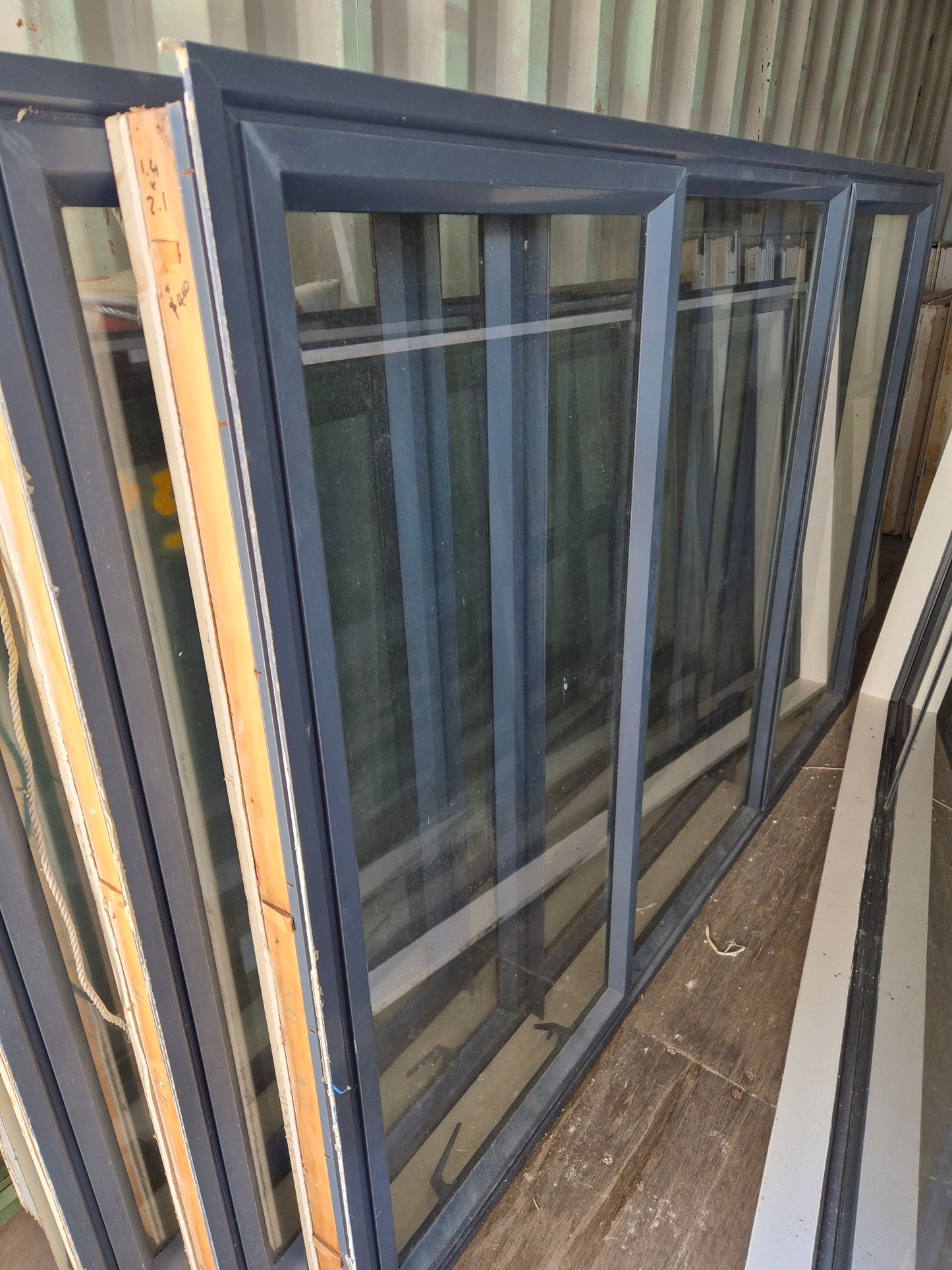 2 x Grey Friars Windows 1.4 H x 2.1  & 2.2 W #2107