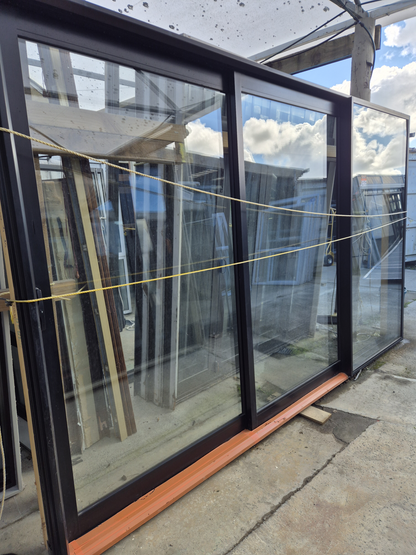 NEW DOUBLE GLAZED, STACKER SLIDER 2210 H x 3600 W Black