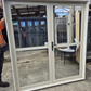 Cream Aluminium French Doors 2m H x 1.8W #2108