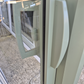 Mist Green Ranchslider with opening window 2m H x 2.4 W #2400