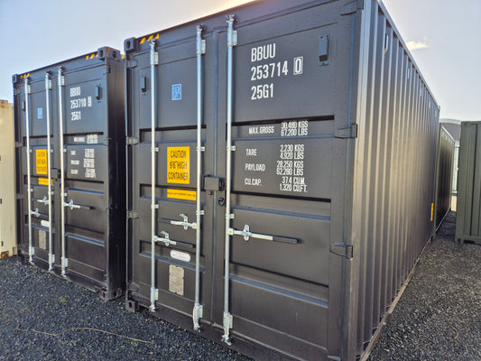 NEW BLACK HIGH CUBE 20FT CONTAINER