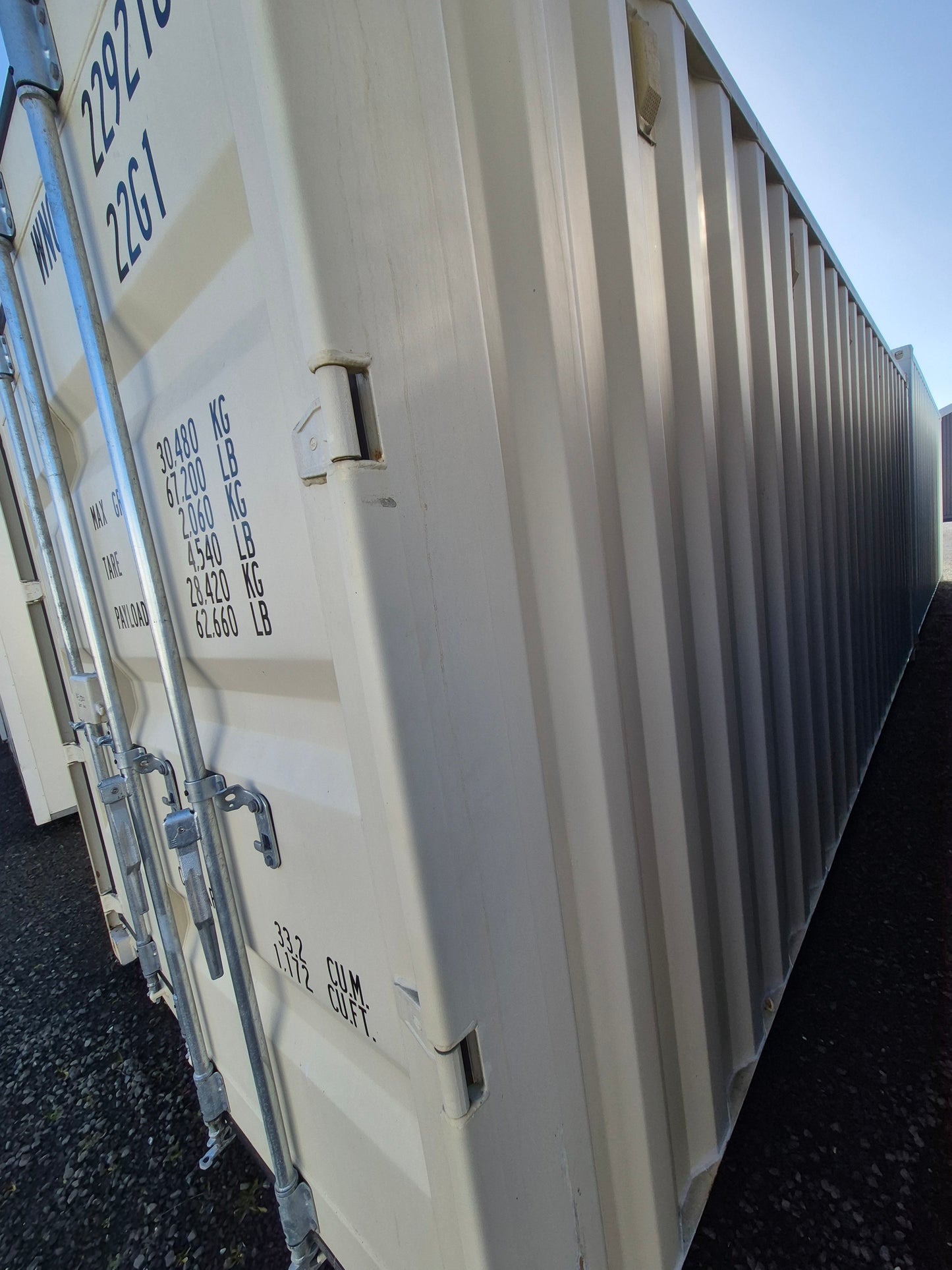 A Grade Beige 20ft Shipping Container