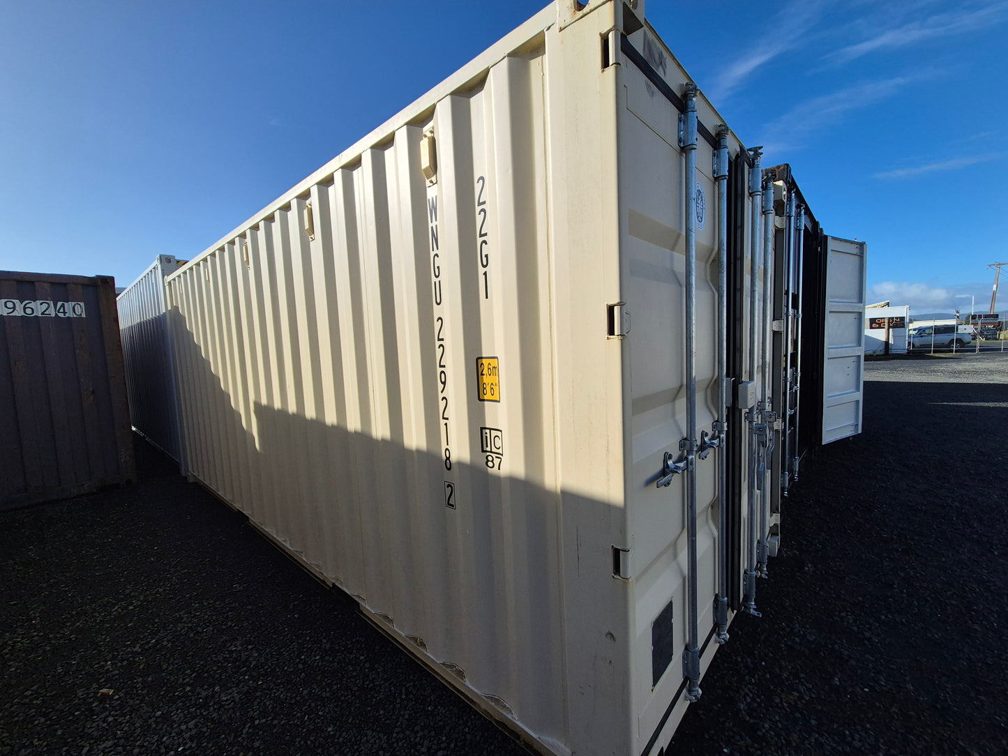 A Grade Beige 20ft Shipping Container