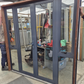 French Doors with opening windows 2035 H x 2000 W #2405