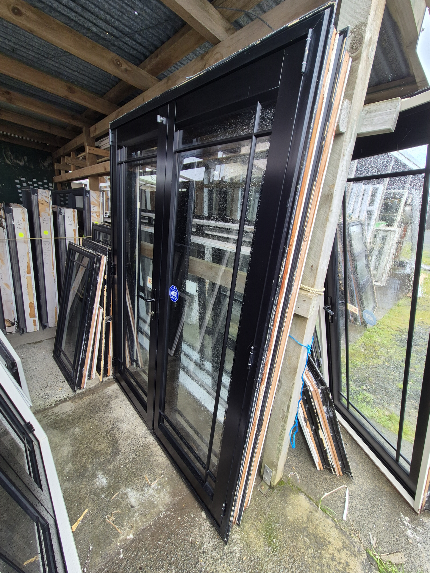 Job lot of Black Aluminium Joinery - Priced /sell individually