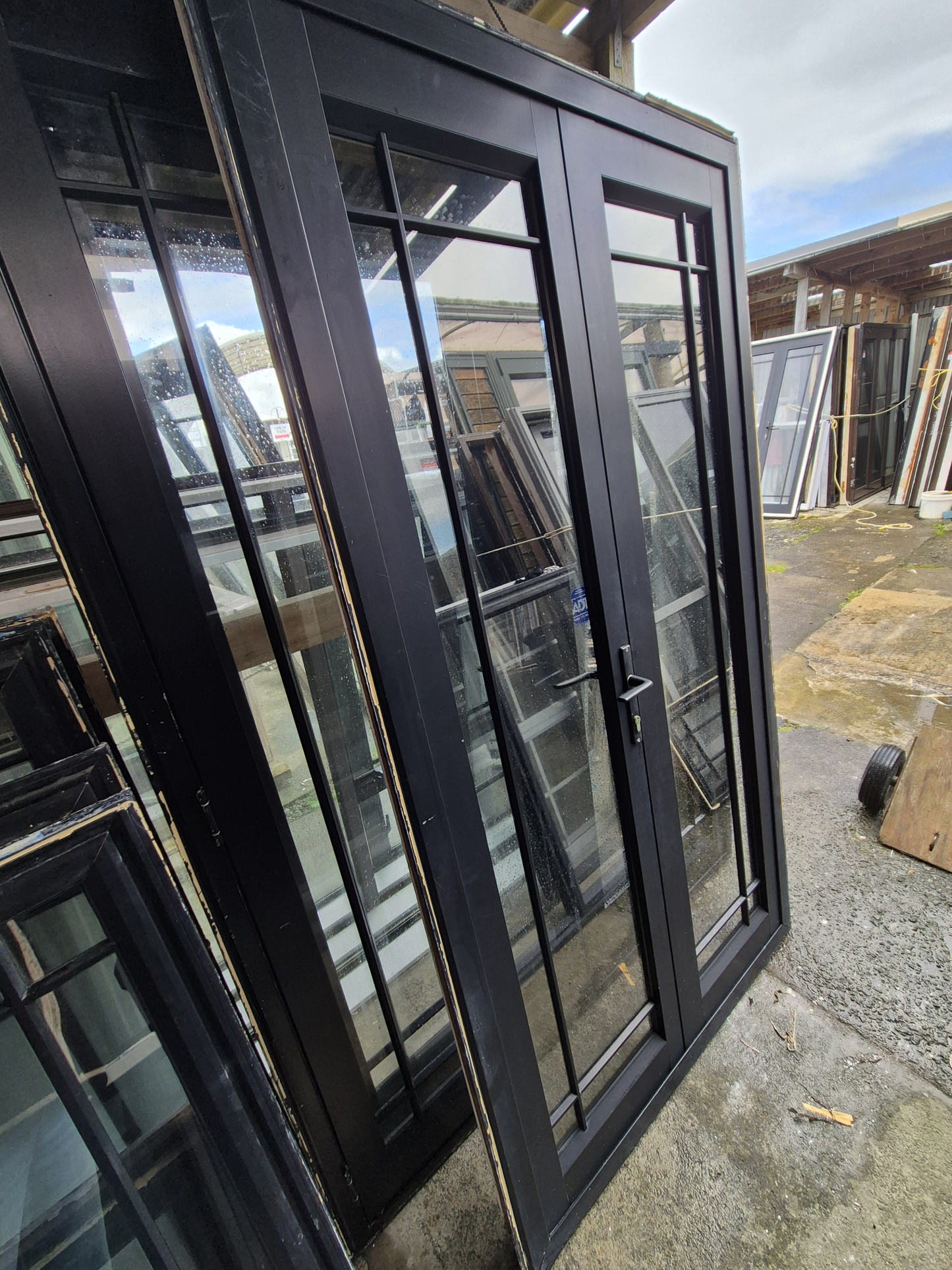 Job lot of Black Aluminium Joinery - Priced /sell individually