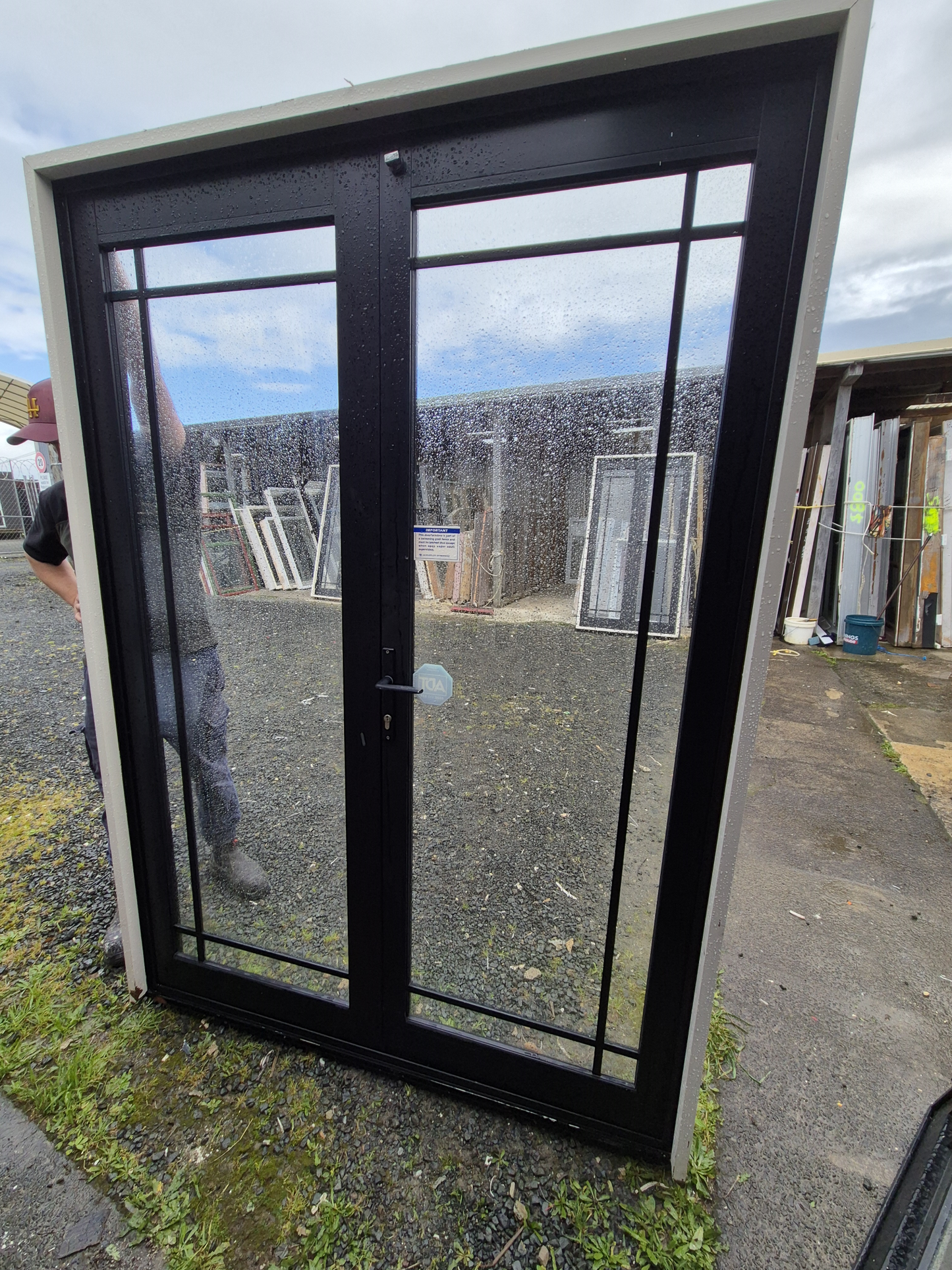 Job lot of Black Aluminium Joinery - Priced /sell individually