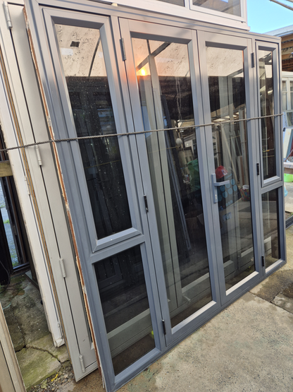 French Doors with opening windows 2035 H x 2000 W #2405