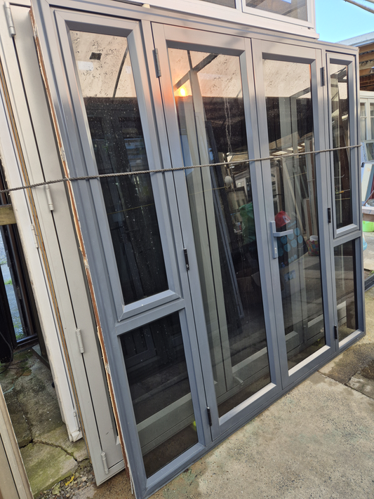 French Doors with opening windows 2035 H x 2000 W #2405