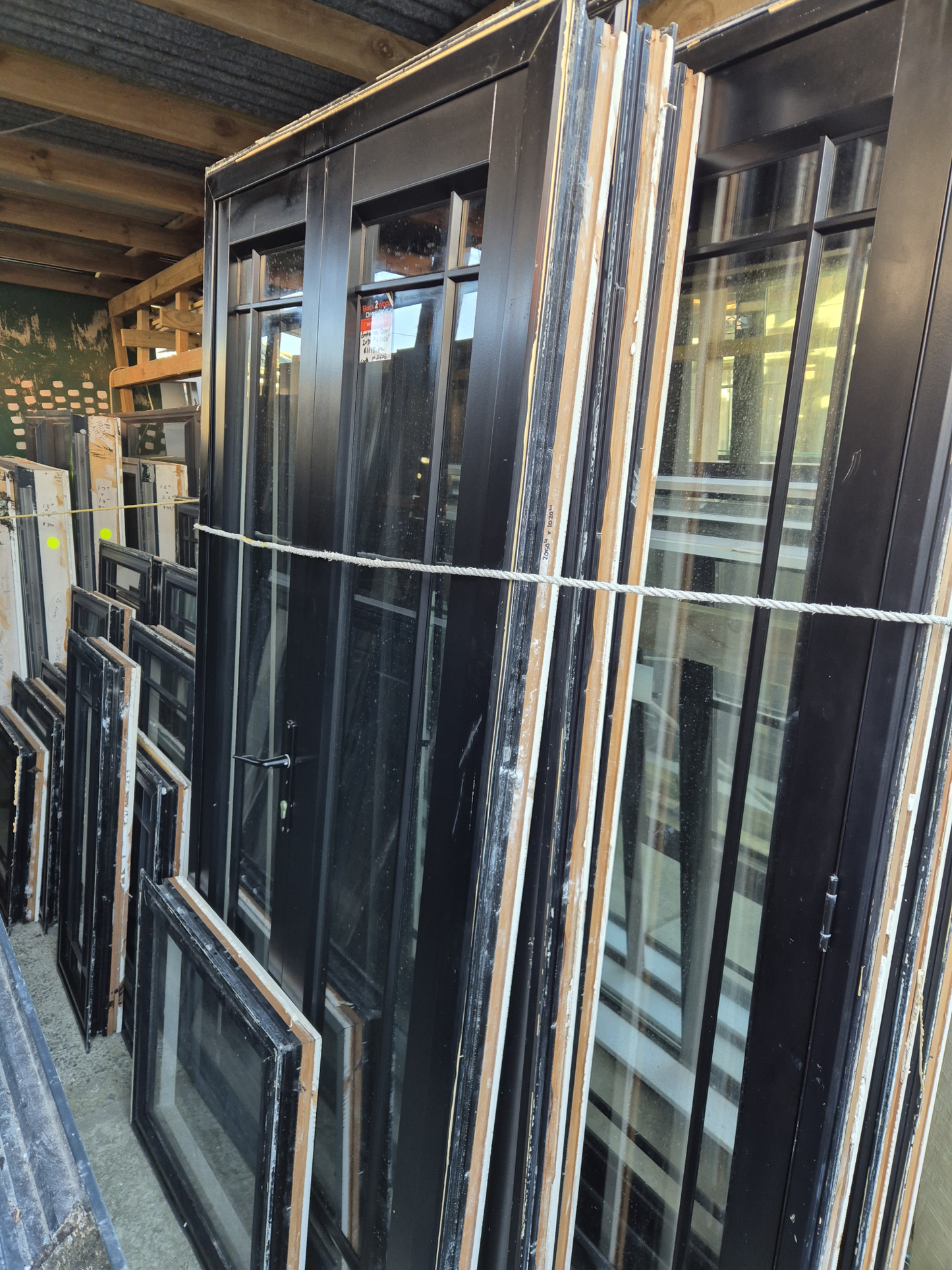 Job lot of Black Aluminium Joinery - Priced /sell individually